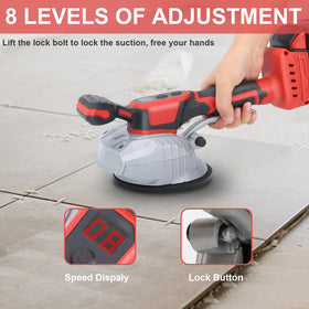 Durable aluminum head and rubber pad for long-lasting performance.