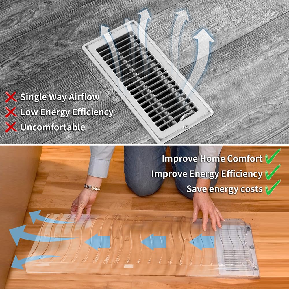 DGQ neodymium magnets keep vent cover firmly in place on metal registers.