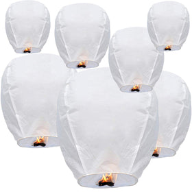 DGSING white paper lantern pack, easy hanging decor for indoor or outdoor events.