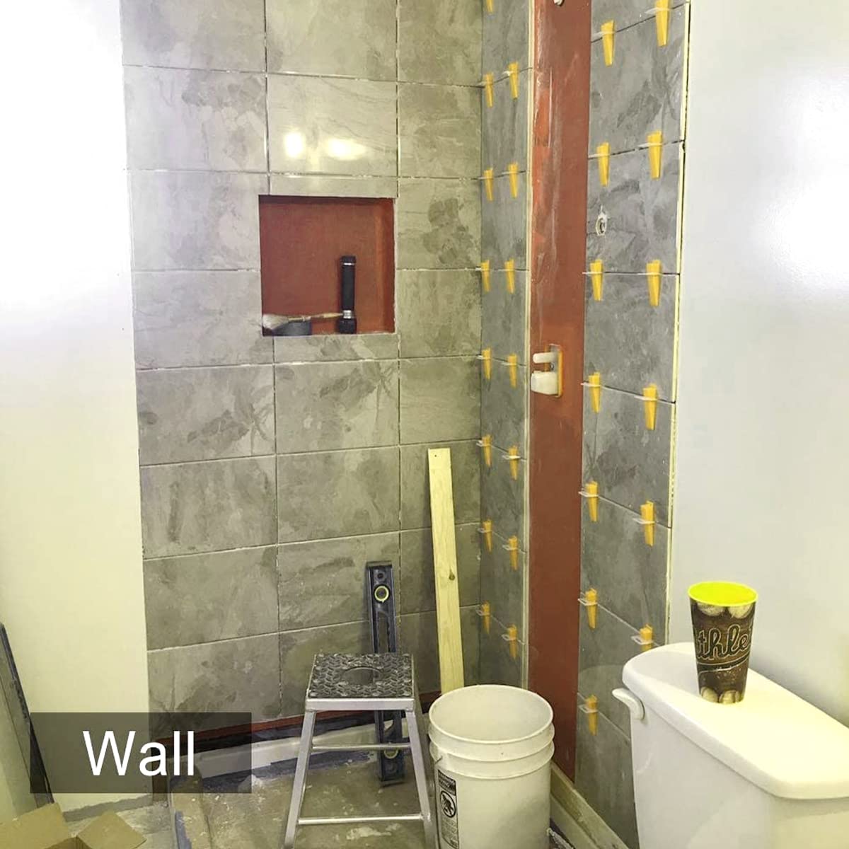 DGSL 1/16-inch tile spacers create a consistent grout line for professional results.
