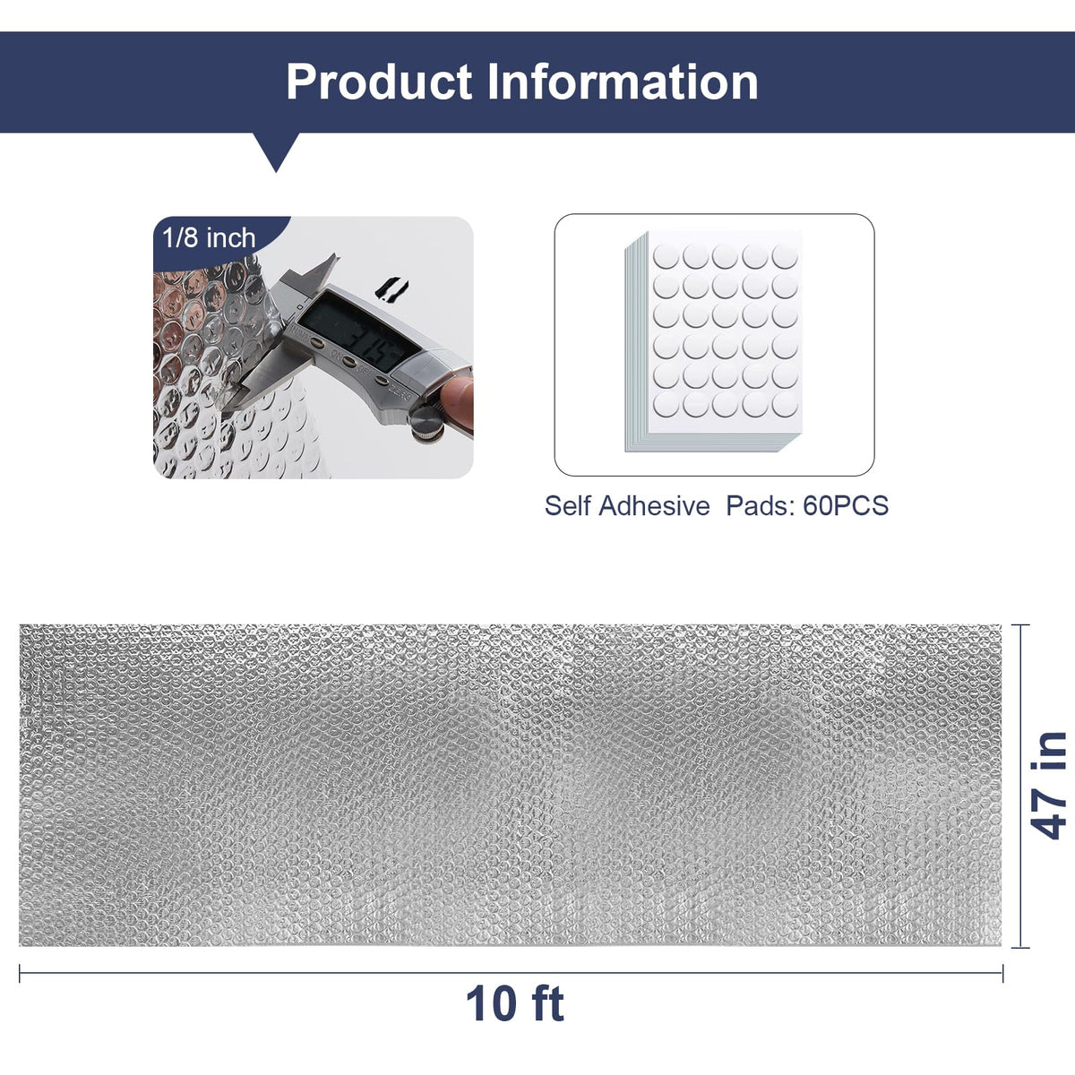 DGSL aluminum foil roll used as a heat-blocking solution for home and garage