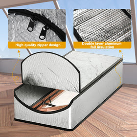 DGSL insulation uses reflective foil to reduce heat transfer at the attic