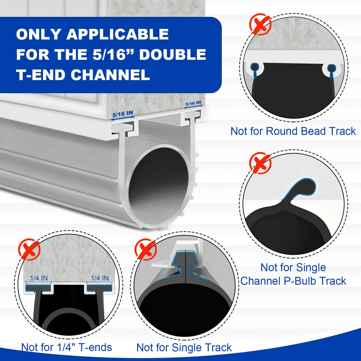 DGSL dual rubber design seals dust at threshold.