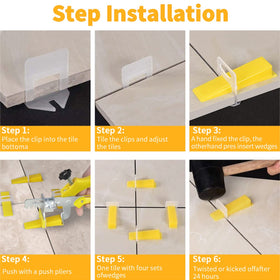 DGSL flat tile finishes demonstration with a level, even grid