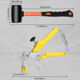 DGSL reusable wedge set ensures consistent tile alignment during installation