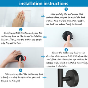 DGYB glass shower hook in a compact bathroom, keeps towels neatly within reach.