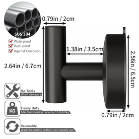 DGYB waterproof and rust-proof metal hooks endure humidity in busy bathrooms.