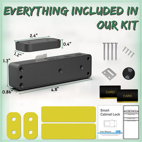 Dhiedas Smart RFID Drawer Lock battery-compartment hints at long-lasting power