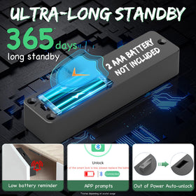 Dhiedas Smart RFID Drawer Lock screw-install secures furniture with sturdy mounting