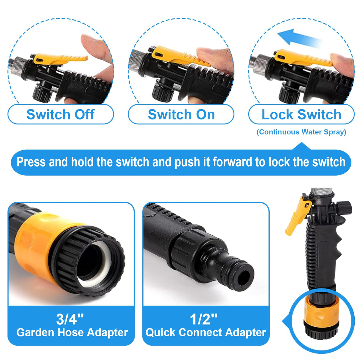 DHLXWENJIE drain plug included for easy tank draining