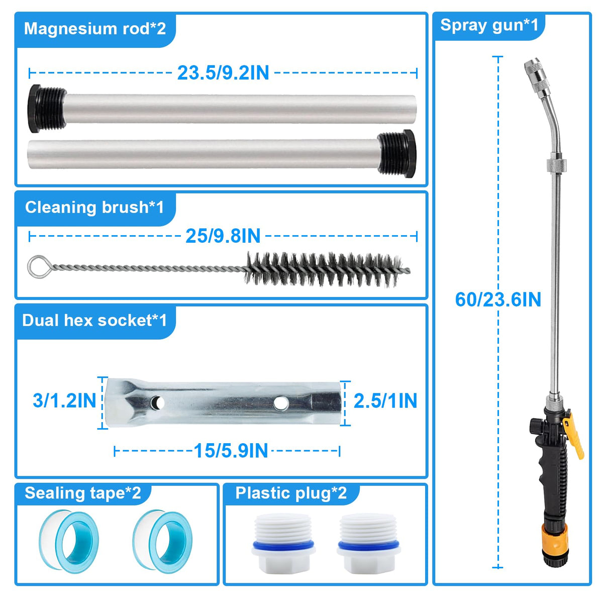 DHLXWENJIE dual hex wrench for secure maintenance