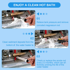 DHLXWENJIE flush wand with removable nozzle for deep cleaning
