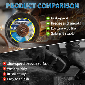 DiaAbras heavy-duty cutting disc handles tough materials.