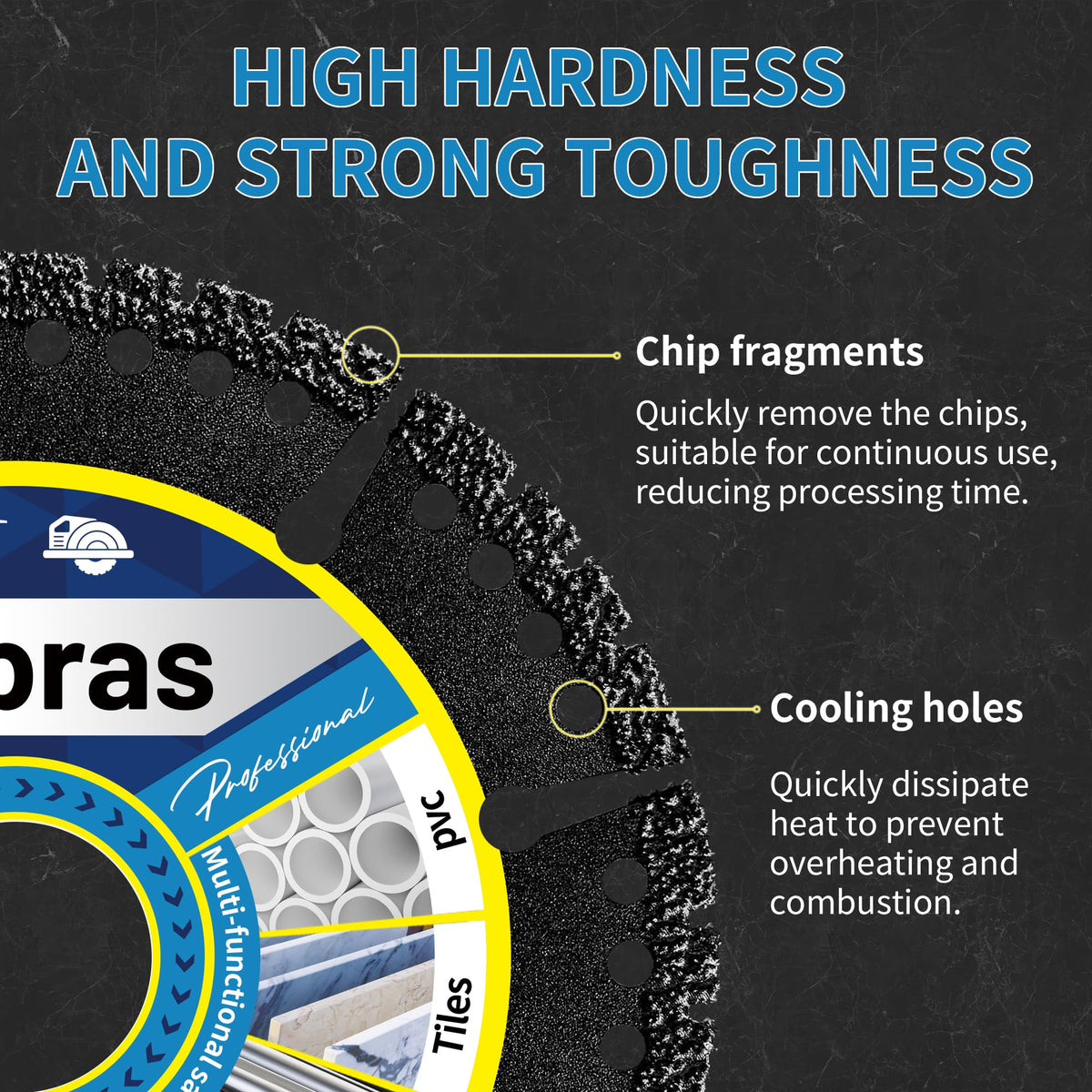 DiaAbras metal cutting disc for stainless steel and aluminum.