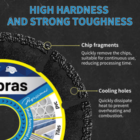 DiaAbras metal cutting disc for stainless steel and aluminum.