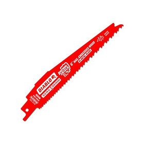 Diablo blade's demolition body increases control and straight cuts with lower vibration.