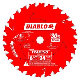 Diablo Freud D0624A Perma-Shield coating reduces gumming and corrosion for durability.