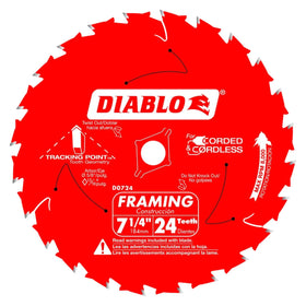 Diablo D0724A anti-vibration vents reduce wobble for smoother framing work
