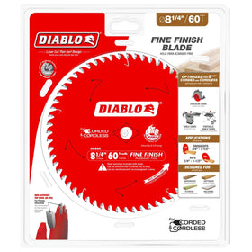 Diablo D0860X Perma-Shield coating reduces heat and gum buildup