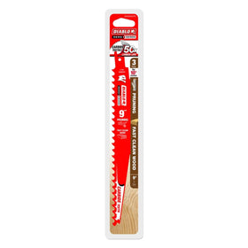 Three-pack Diablo Demo Demon blades for pruning and clean wood tasks.