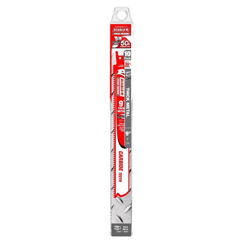 Diablo DS0908CF10 blade featuring non-stick coating to resist heat and prevent gumming.