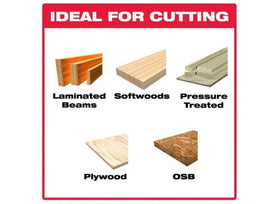 Diablo Freud Tico Finish blade delivers smooth finish cuts on hardwood and softwood.