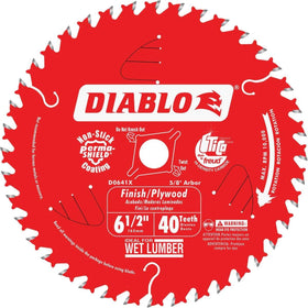 Diablo Freud Tico Finish blade handles plywood, decking, fencing with precision.