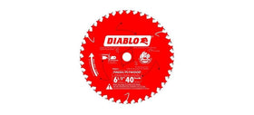 Diablo Freud Tico Finish blade measures 6.5 inches and 40 teeth versatility.