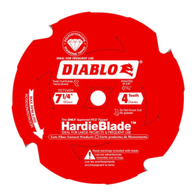 Diablo HardieBlade 7-1/4 inch PCD-tipped blade cutting fiber cement with extended life
