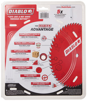 Diablo D1024X ripping blade in action on framing lumber for precise cuts