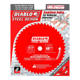 Diablo Steel Demon Cermet II blade with Perma-Shield coating showing reduced sparks