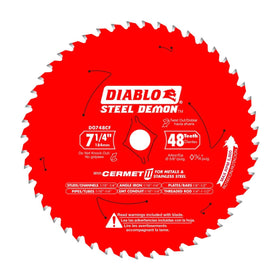 Diablo Steel Demon Cermet II teeth close-up, highlighting wear resistance for tough metal cuts