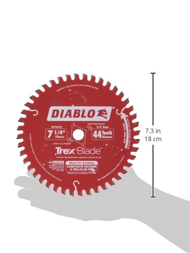 Diablo TrexBlade features Perma-SHIELD coating for cooler, cleaner cuts.