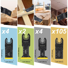Diagtree wood-cutting blades enable clean, precise carpentry cuts.