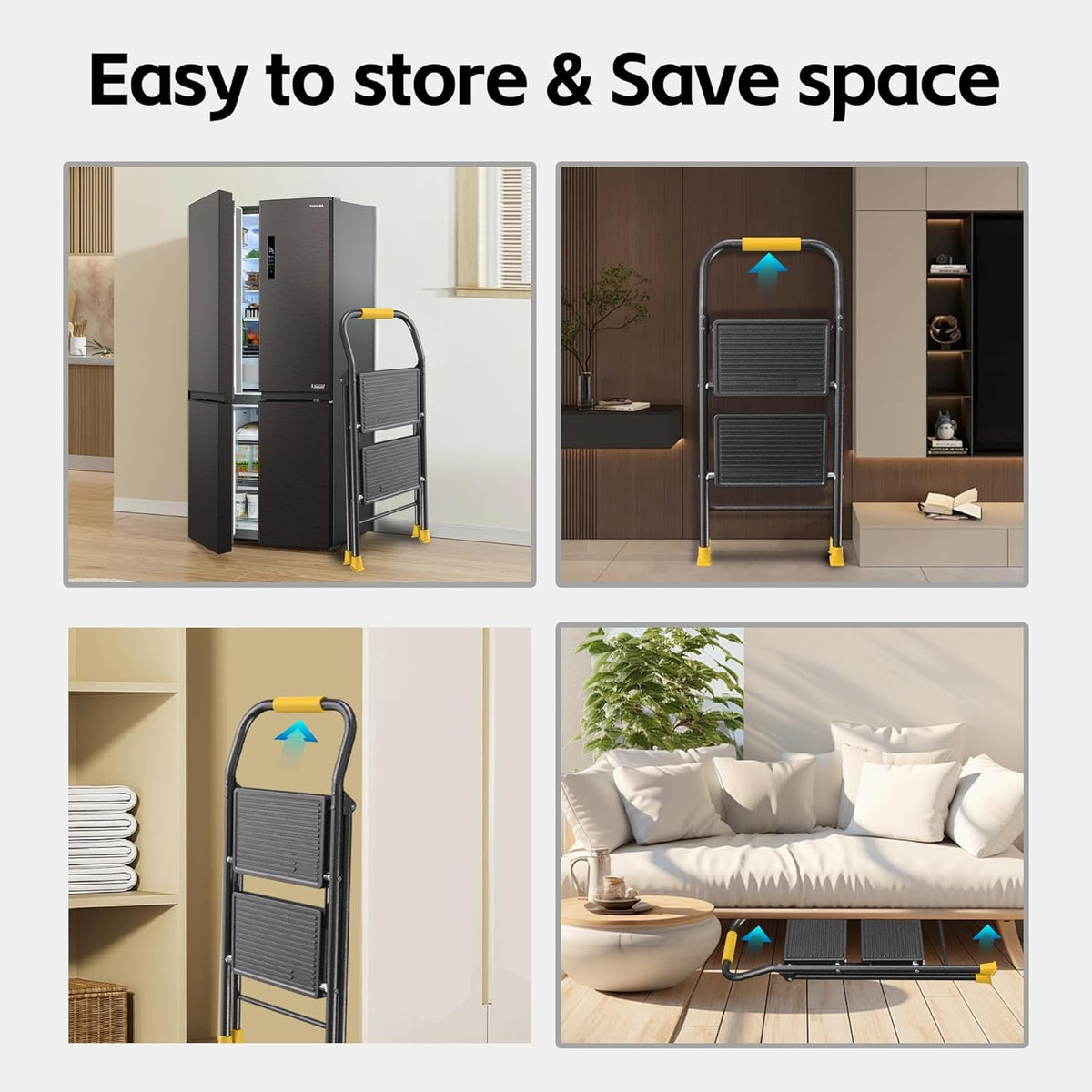 DiamondForge durable ladder supports up to 600 pounds safely.