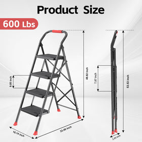 DIAMONDFORGE foldable design doubles as a plant stand when idle.