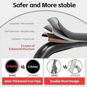 DiamondForge heavy-duty steel frame demonstrates durable construction
