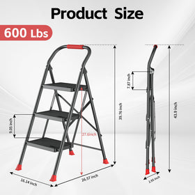 DiamondForge modern ladder design blends with home decor while enabling height access.