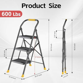 DiamondForge multiuse ladder doubles as plant stand