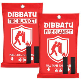 DIBBATU fire blanket folded for compact kitchen storage and quick access.