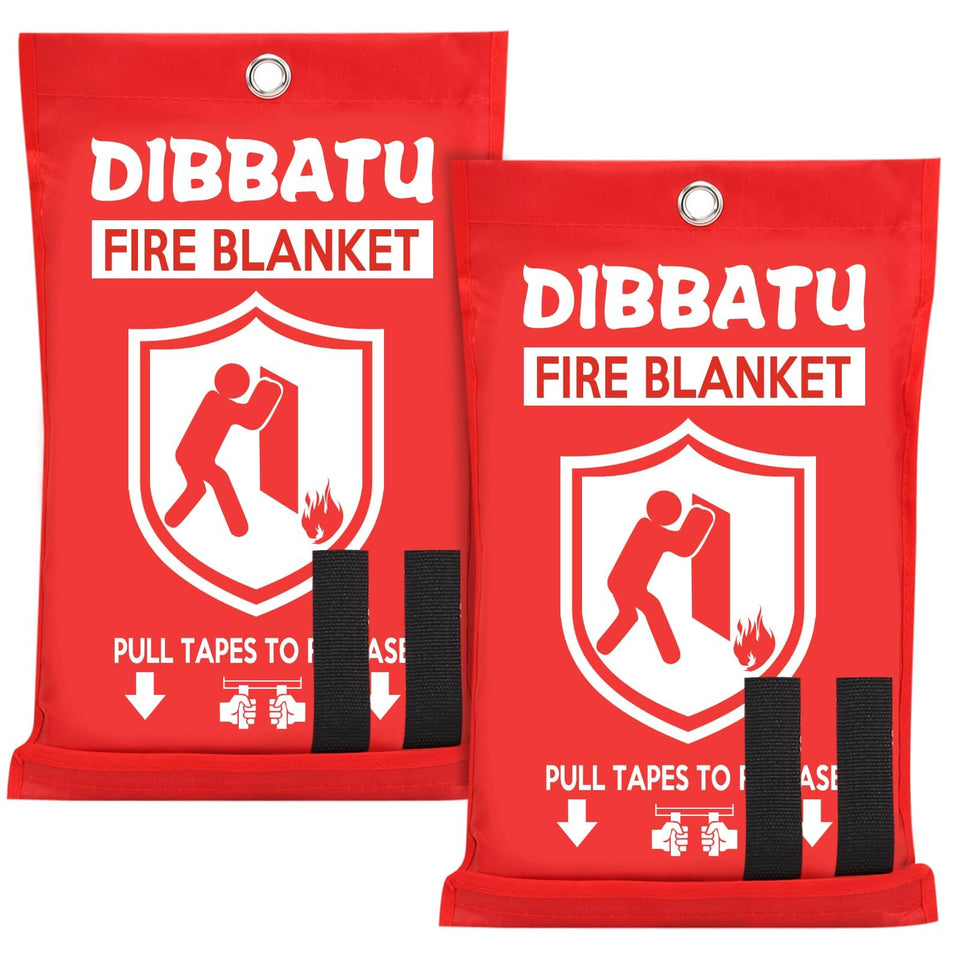 DIBBATU fire blanket folded for compact kitchen storage and quick access.