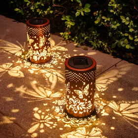 DIBIEECN porch and yard lighting with a gentle, garden-friendly glow.