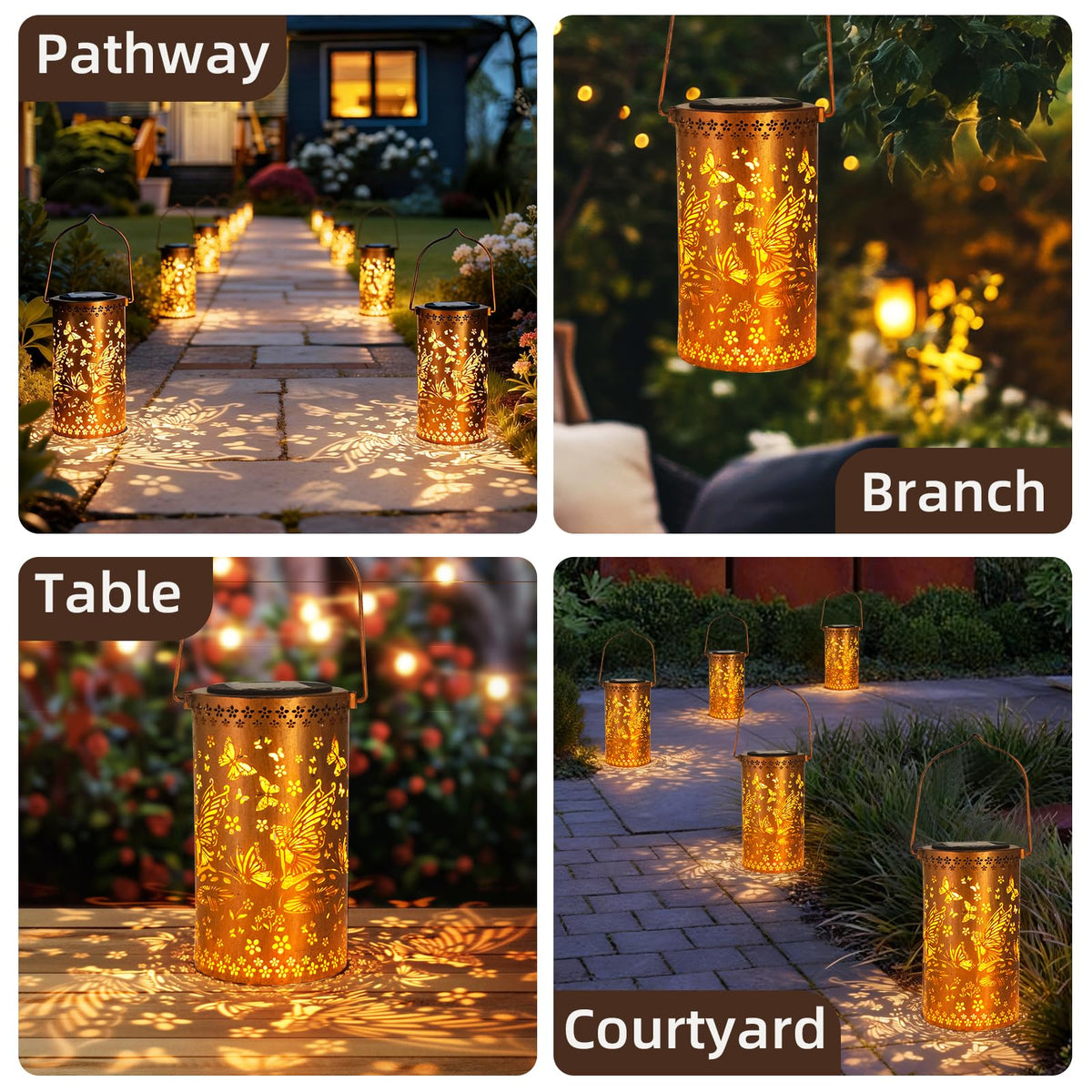 DIBIEECN IP65 waterproof design withstands rain for year-round use