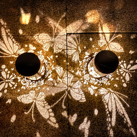 DIBIEECN night glow from butterfly-pattern lanterns