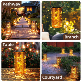 DIBIEECN patio yard decor is versatile on ground or wall mounting.