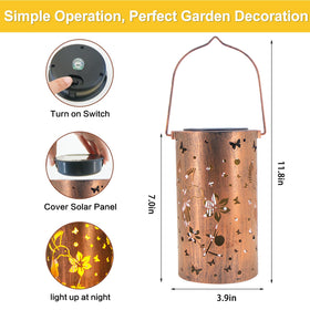 DIBIEECN porch and yard light creates warm pathway accents