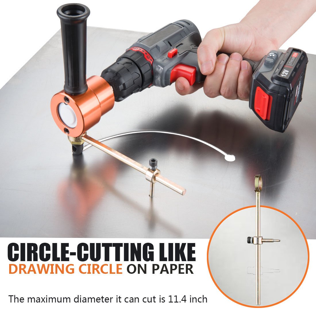 Dicfeos 14-gauge metal cutting capability delivers fast, clean cuts