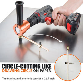 Dicfeos 14-gauge metal cutting capability delivers fast, clean cuts