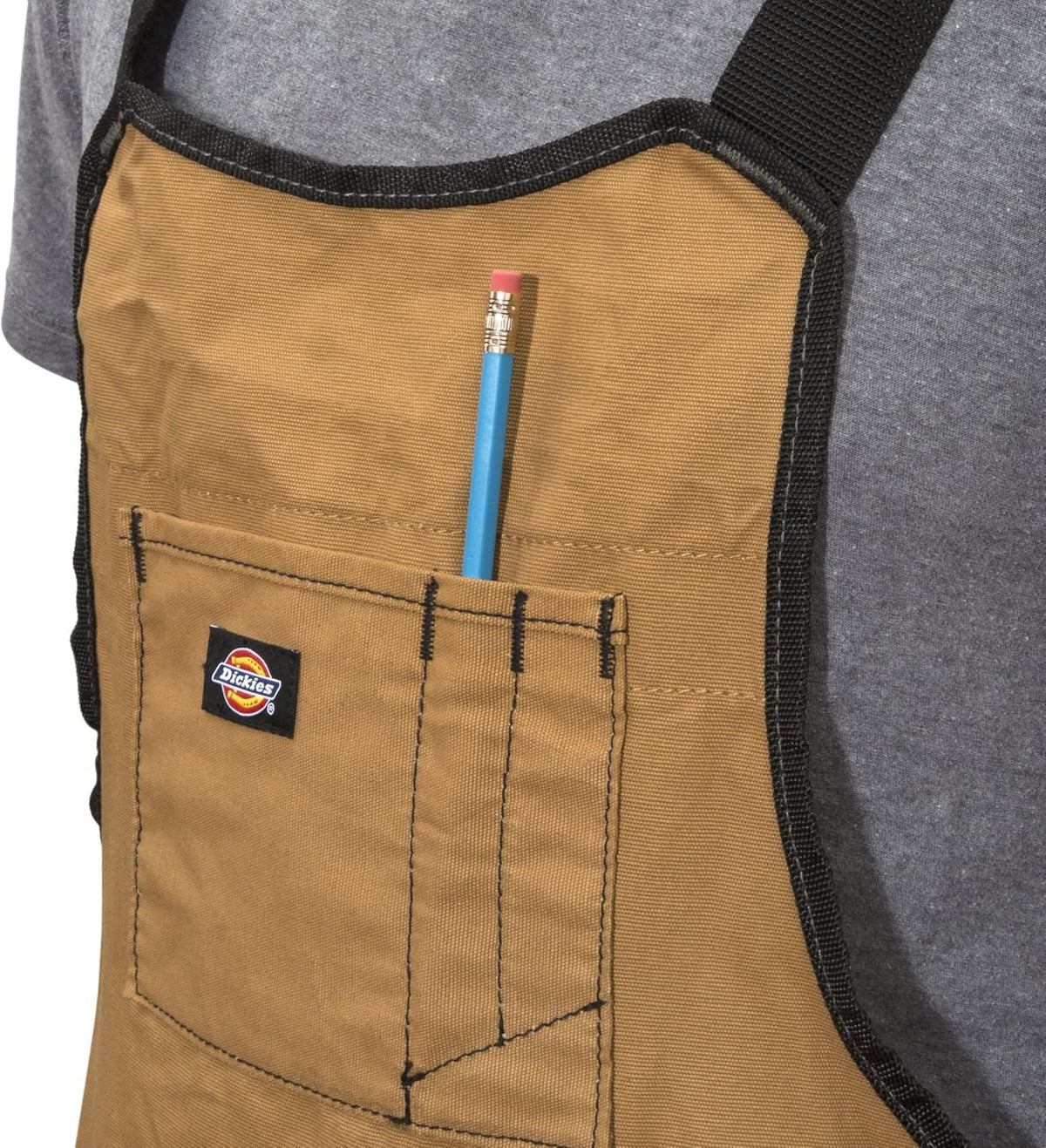 Dickies 16-Pocket Workshop Bib Apron waist-pockets organize hand tools for easy access