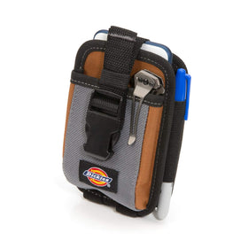 Dickies 2-Compartment Phone Pouch secure strap prevents slipping during movement.